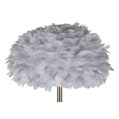 LAMPA STOJĄCA FEATHERS SLIM SZARA 43X170 cm